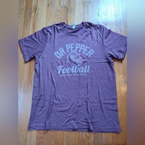 Vintage Dr Pepper and football shirt size XL